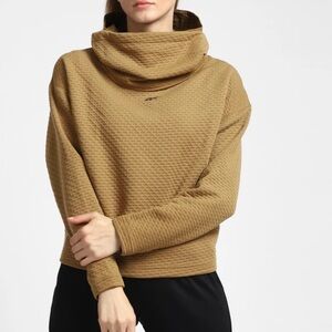 Reebok Thermowarm+ Graphene hoodie in tan